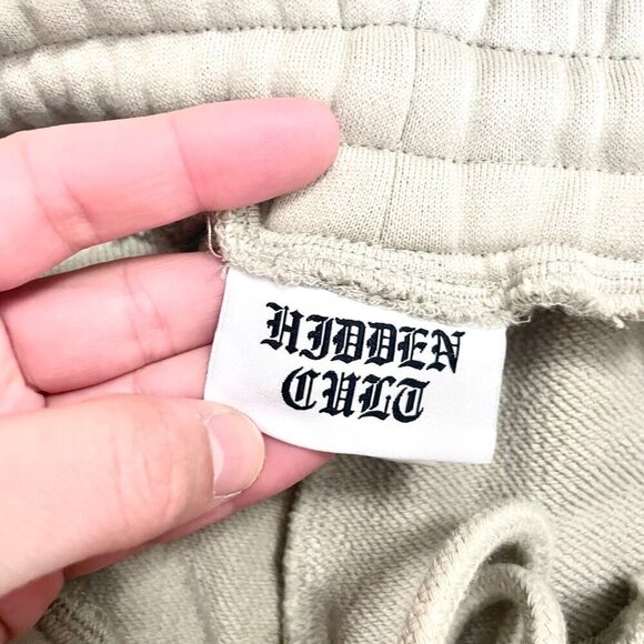 Hidden Cult Lace Up Wynn Lace Up Sweatpants Taupe Size S - Picture 5 of 7